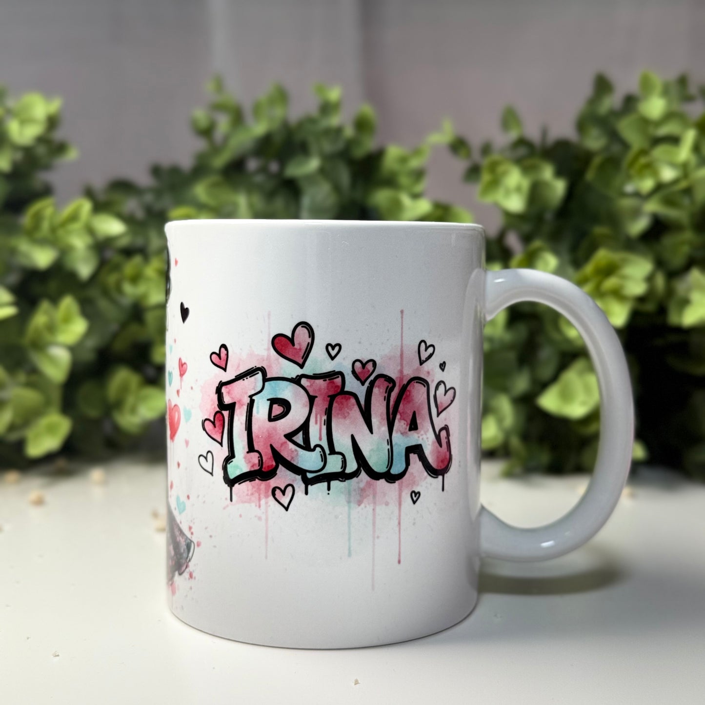 Keramiktasse mit dem Spruch "Limited Edition Girl". Personalisierbar mit Namen, perfektes Geschenk für besondere Girls.