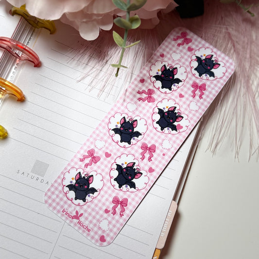 Kawaii Fledermaus Lesezeichen – Süßer Lesebegleiter doppelseitig