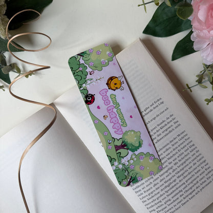 Kawaii Lesezeichen „Don't Worry, Bee Happy“ – Perfekt für Buchliebhaber!