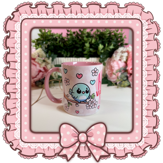 Tasse Geschenk Valentinstag „Hugs, Kisses and Valentine Wishes“ – Perfekt für Kaffee-Liebhaber und als romantische Überraschung