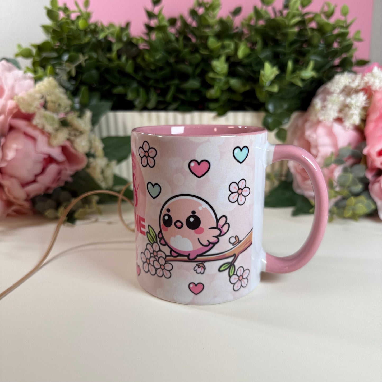 Tasse Geschenk Valentinstag „Hugs, Kisses and Valentine Wishes“ – Perfekt für Kaffee-Liebhaber und als romantische Überraschung
