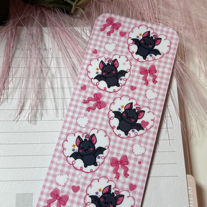Kawaii Fledermaus Lesezeichen – Süßer Lesebegleiter doppelseitig