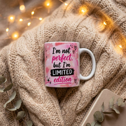 „I'm not perfect but I'm Limited Edition" Tasse - 330ml