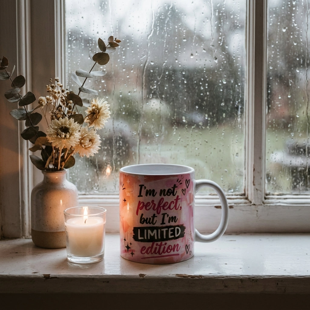 „I'm not perfect but I'm Limited Edition" Tasse - 330ml