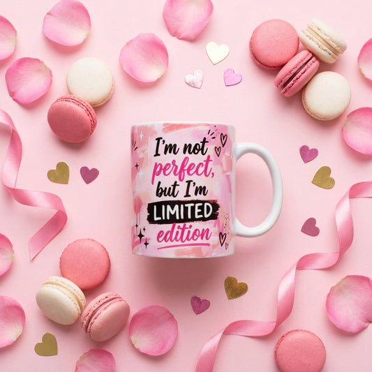 „I'm not perfect but I'm Limited Edition" Tasse - 330ml